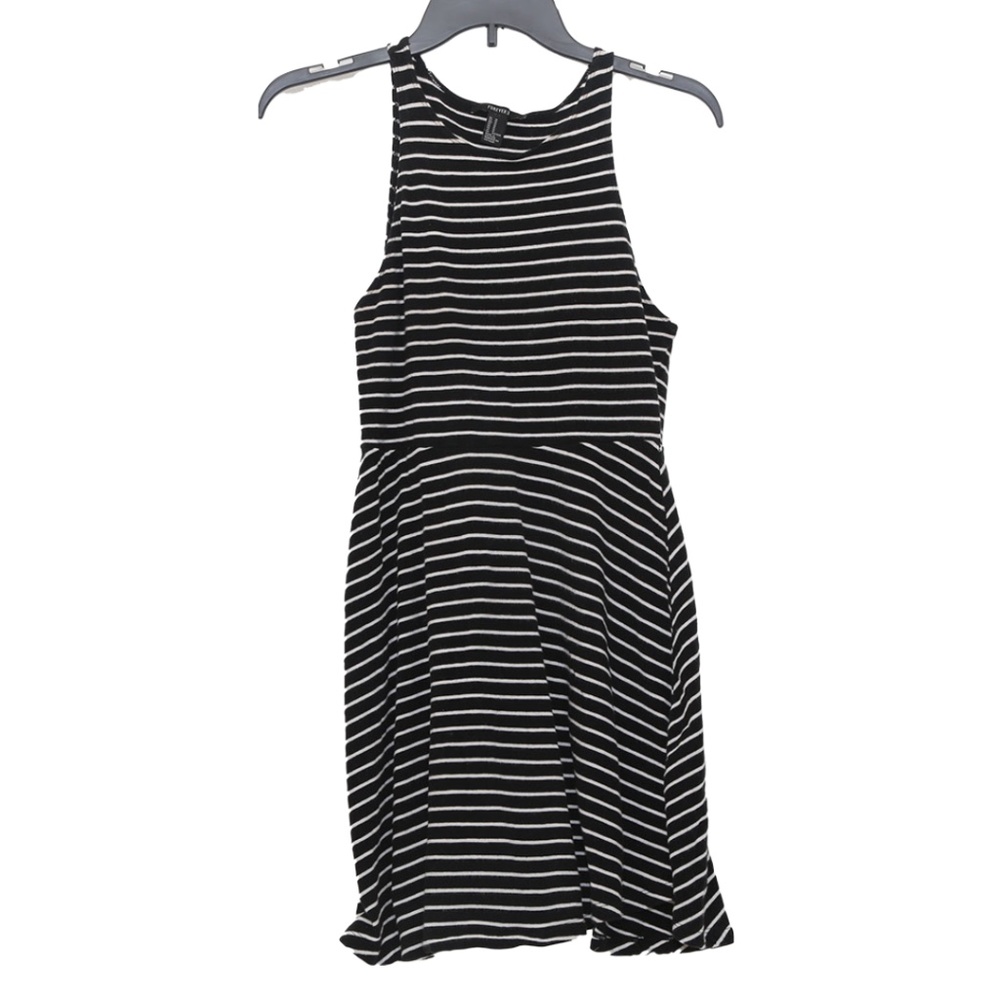 Forever 21 Striped Halter Dress